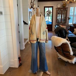 Hand knit *rare* The Great size XS-S whale cardigan EUC firm$